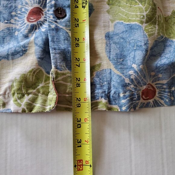 It's 5 O'Clock Somewhere Aloha 100% Silk Button Down Large Shirt Unisex - Picture 15 of 15